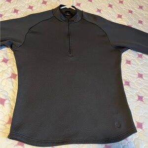 VTG 2000s Nike Sphere Gray Textured 1/4 Zip Pullover Size Medium